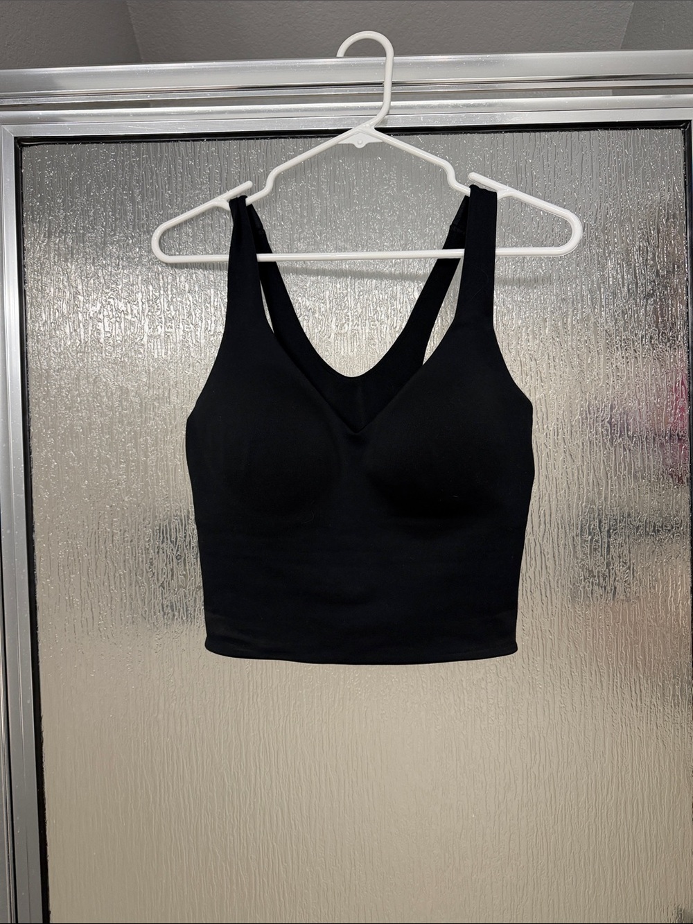Nike Black Longline Seamless Sports Bralette